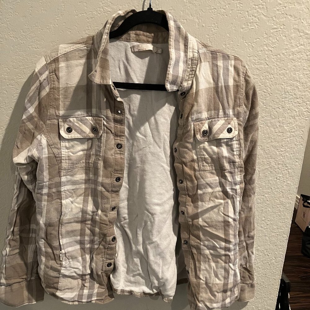 Large PrAna flannel